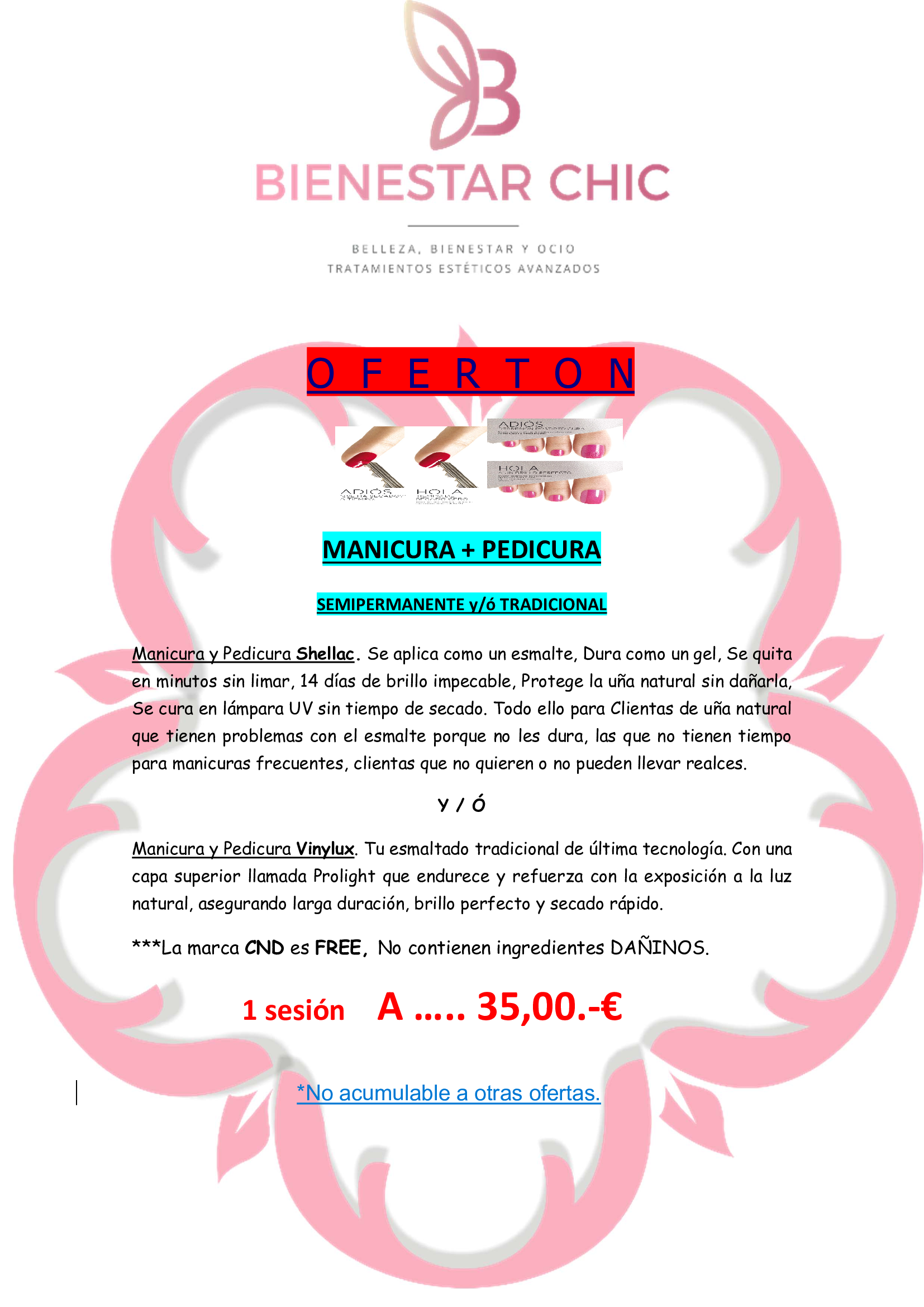 Oferta Manicura y Pedicura Madrid