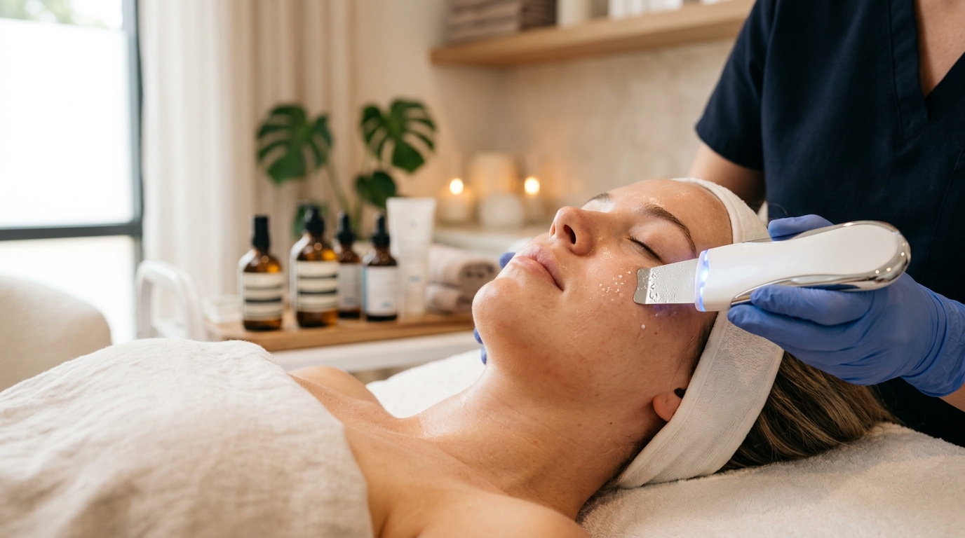 Limpieza facial profunda Madrid protocolo ultrasonidos Bienestar Chic