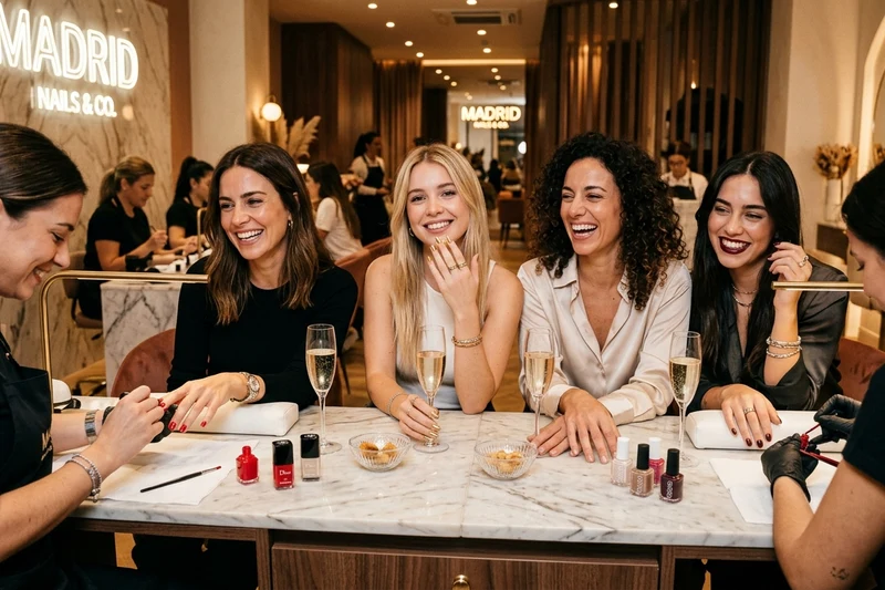 Menús Bloggers y Lovely manicura y pedicura express Madrid centro