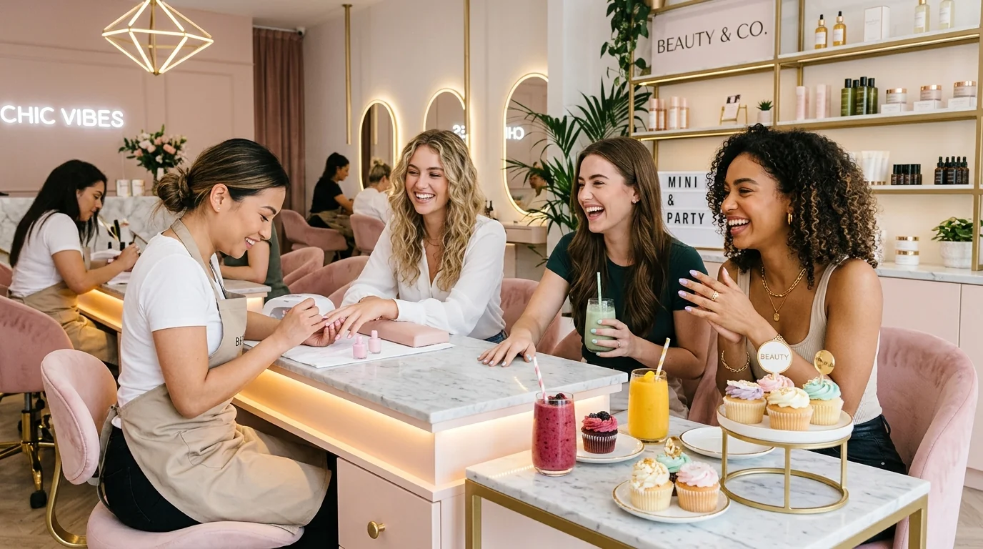 Fiesta de belleza para adolescentes en Madrid con manicura, smoothies y cupcakes